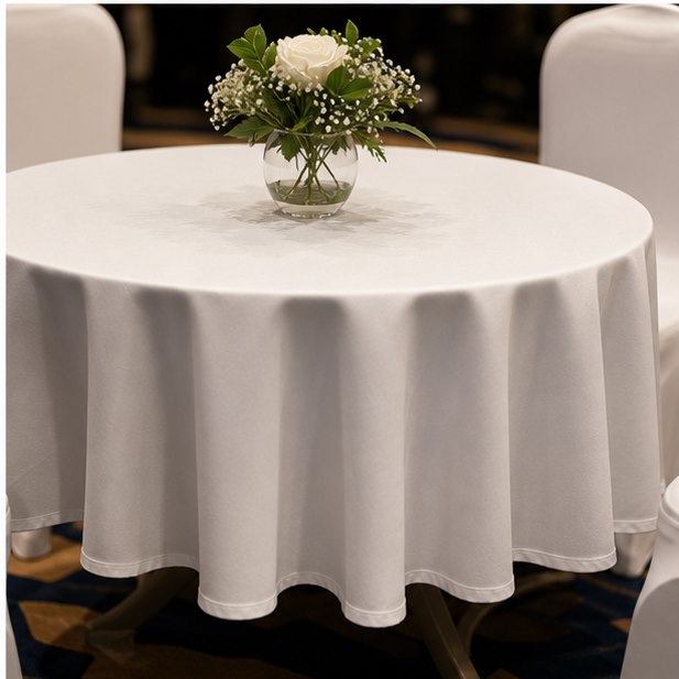 3ft Round Table Rental close-up detail for Malaysia event furniture rental