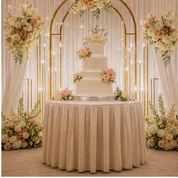 Cake Table Rental event setup for Malaysia event furniture rental